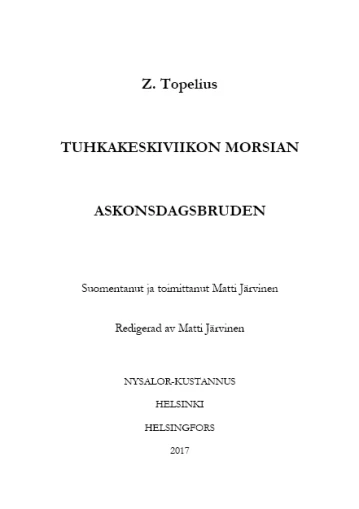 Tuhkakeskiviikon morsian