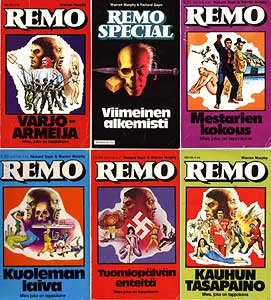 Remo-sarja (Remo-sarja (Nrot 1–12: Surmaaja-sarja)) - Lukemistolehdet ja taskukirjat 