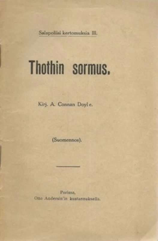 Thothin sormus (Helppohintainen kirjasto #5) - Arthur Conan Doyle