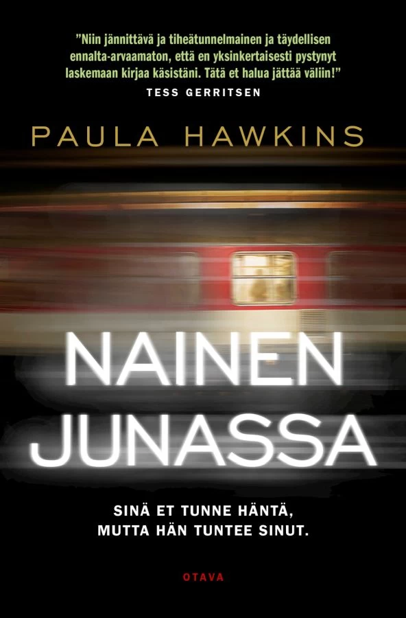 Nainen junassa