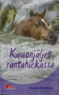 Kavionjäljet rantahiekassa