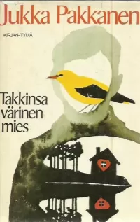 Takkinsa värinen mies